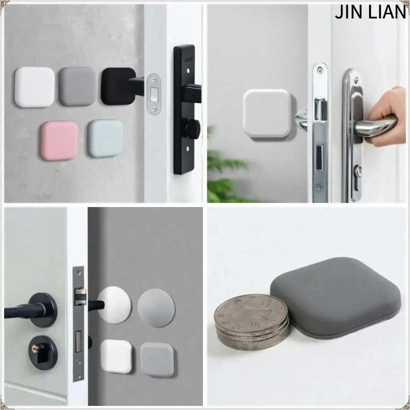 Minimalist Silicone Door Crash Pad Wall Protector Anti-Collision Mute Buffer Door Stopper with Bumper for Floor