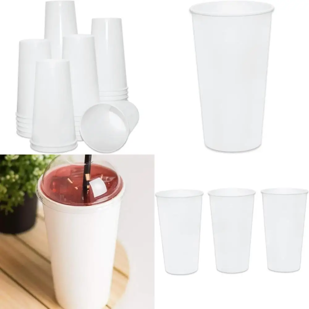 

Сделано в США: 500 упаковок, холодные чашки для вторичной переработки на 32 унции для напитков - ресторанный класс.