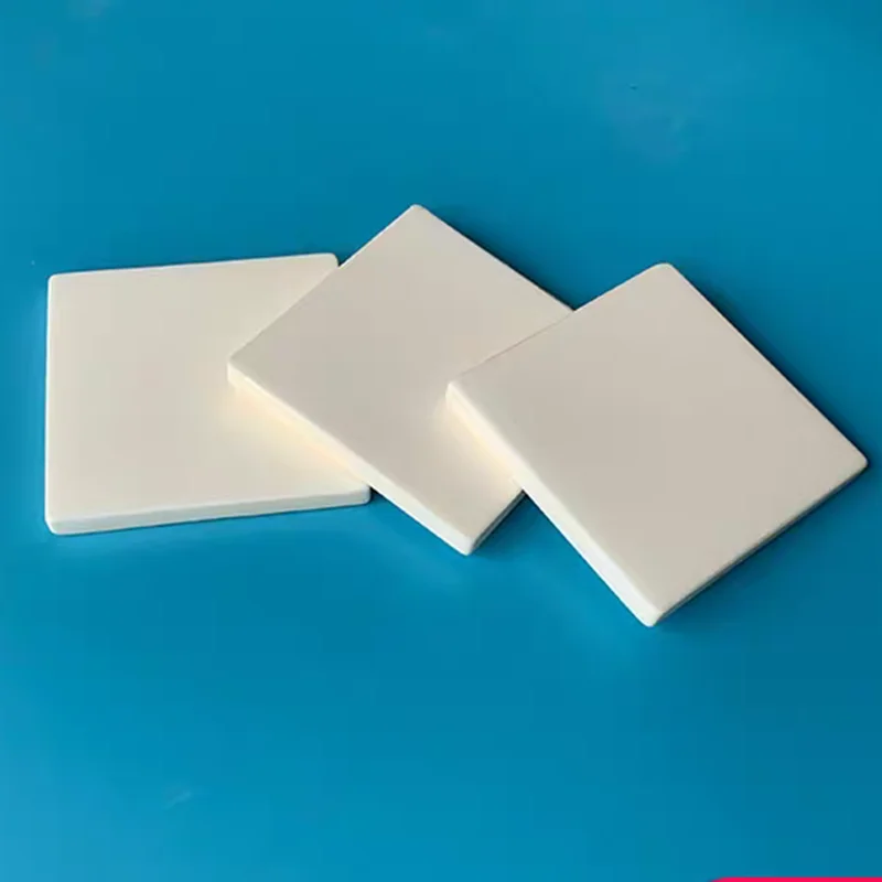 99% Non-porous Alumina Ceramic square Sheet plate 100*100mm Wear-resistant Corundum Plate Ceramic Heat Sink Can Be Customized