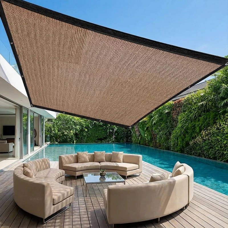 

Black Shade Durable UV Protection Canopy Mesh Cover Taped Edge Grommets Sun Pergola Plants Greenhouse Gardens Patio Sunblock