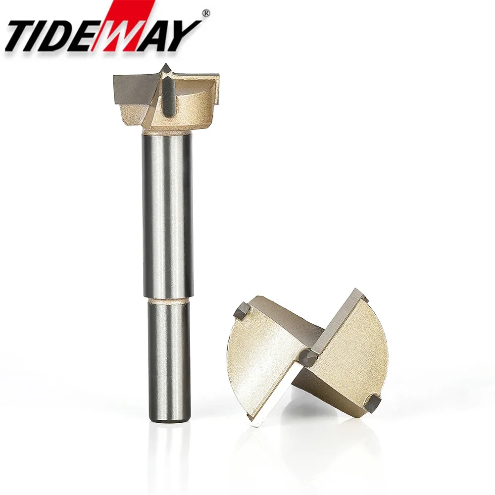 Tideway 1pcs Forstner Tips Woodworking Tools Set Wood Boring Drill Bits Self Centering Tungsten Carbide Hole Saw Cutter