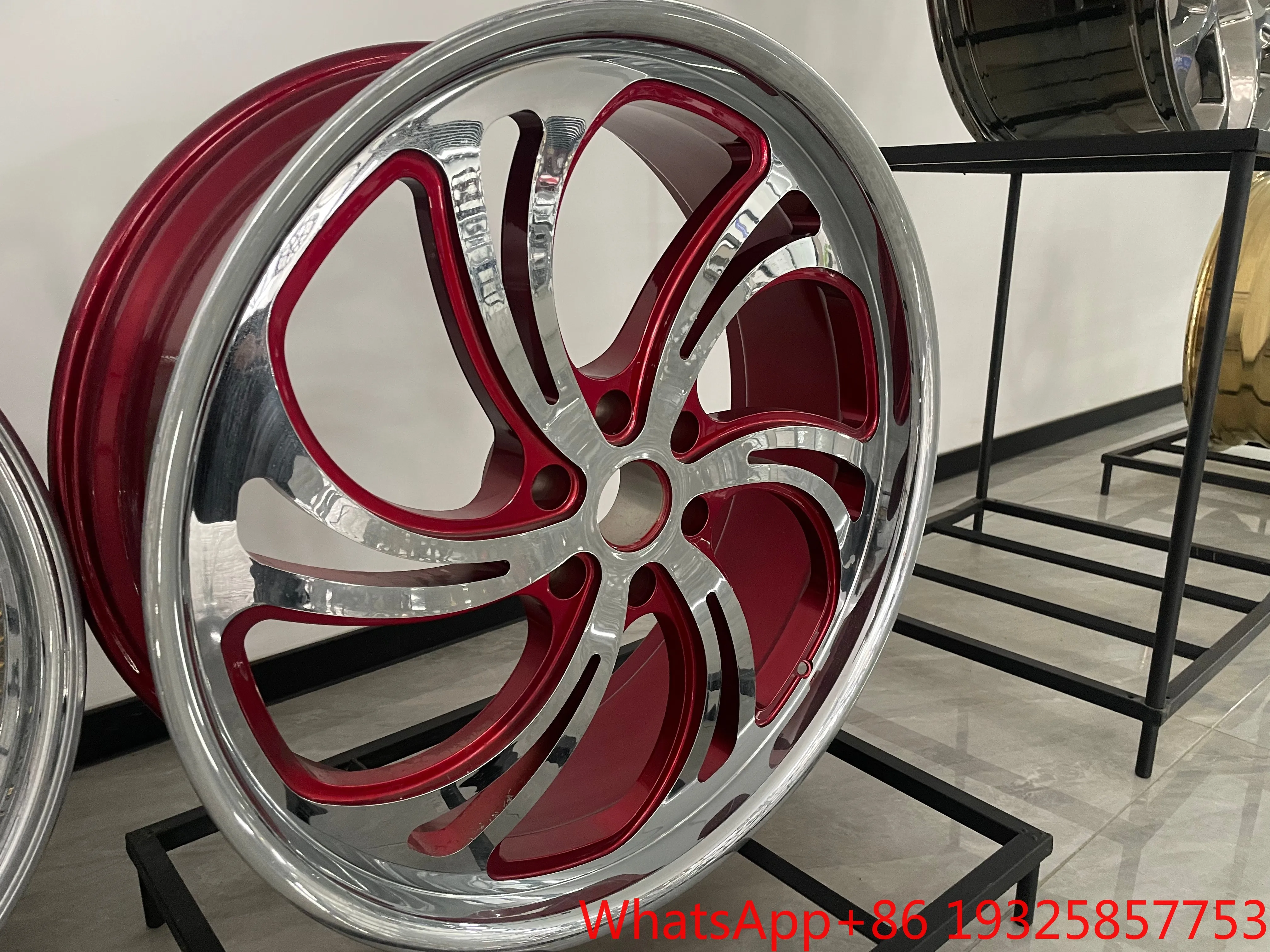 PWC 2 Pcs Forged Aluminium Alloy Wheel Mirror Polish Lip Chrome Center Disc New 19*9.5 5*114.3 73.1 2 Year Warranty