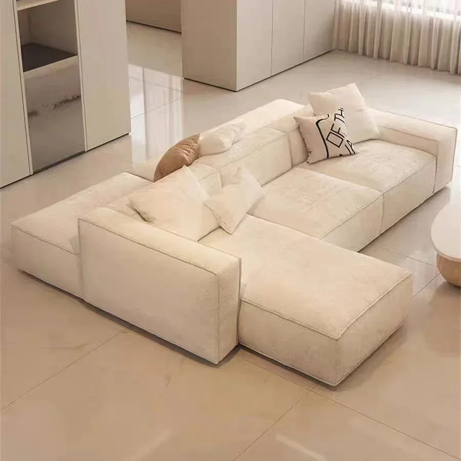 Living Room Sofa Bed, Modern Large L-shaped Sofa Bed, European and North American Large Angle Segmented Sofa Bed