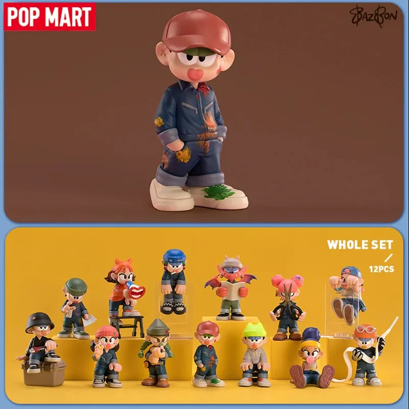 POP MART Bazbon Working Boyz Series Series Blind Box Surprise Box Original Action Figure Cartoon Model Gift Toys Collection