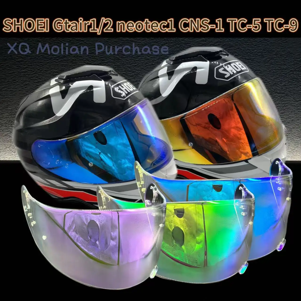 

Козырек для шлема для Shoei GT, козырек для SHOEI GT-Air 1/2/3 Neotec 1, защита от ультрафиолета, анти-УФ-защита Visiere Casque, козырек для мотошлема