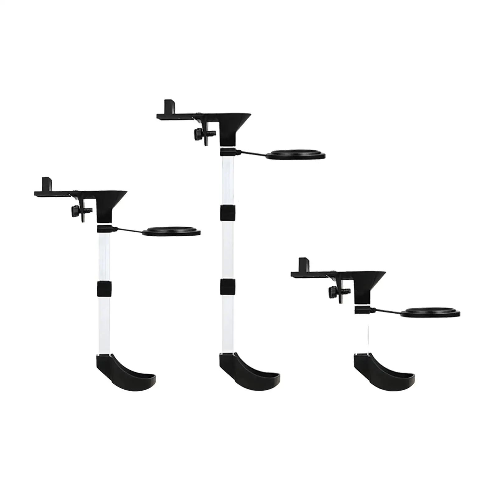 Shrimp Feeding Dish Set with Both Hooks and Suction Cups Smooth Surface Aquarium Fish Feeder Tube Fish Tank Fish Shrimp Feeder
