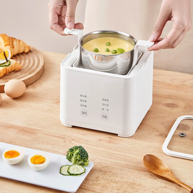 220V Home Electric Egg Boiler Multifunctional Food Cooking Machine Automatic Egg Steamer For Breakfast