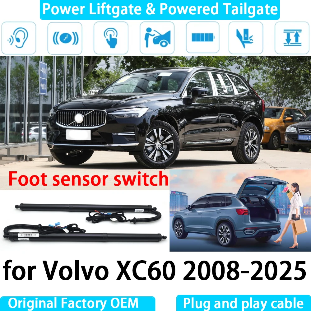 

for Volvo XC60 2008-2025 Automatic Electric Power Liftgate Powered Tailgate Strut Tail Gate Lift System
