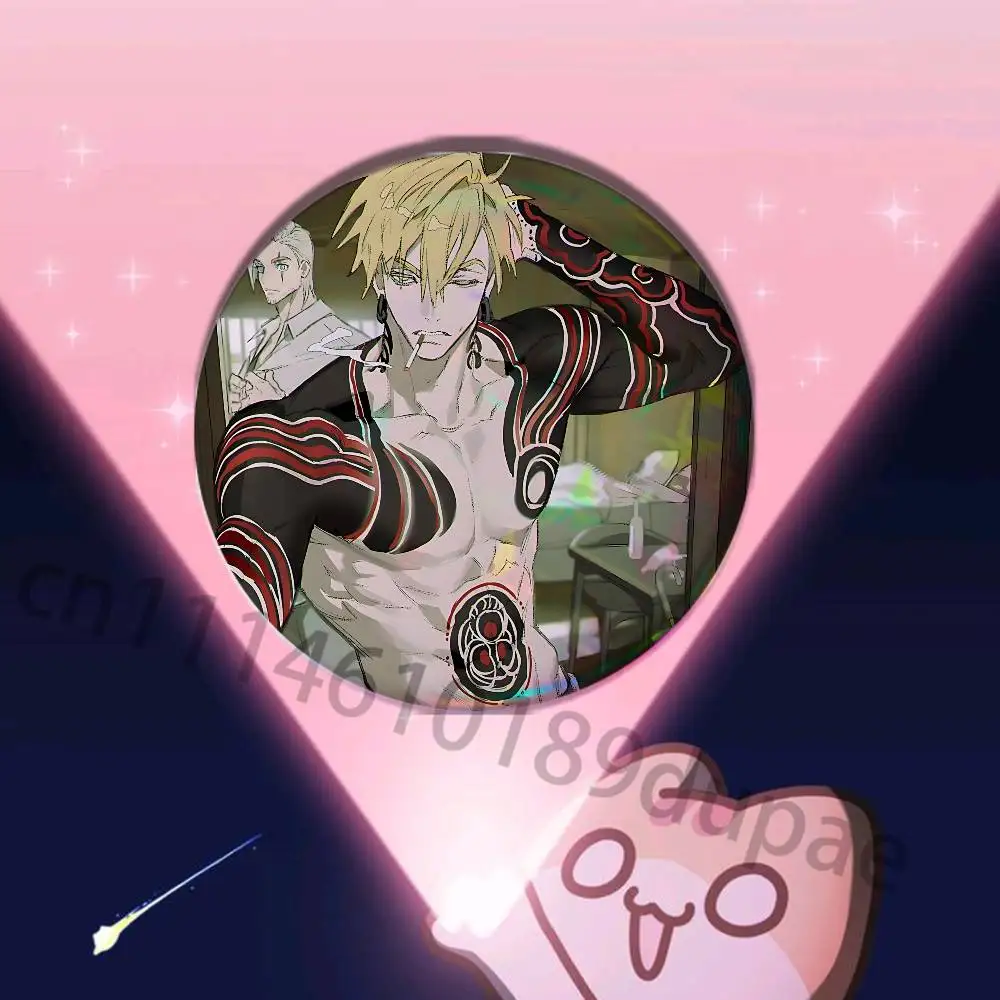 G-Gachiakuta E-Enjin Button Pin Single Pack Anime Merch for Ita Bags Badge Collectible Buttons
