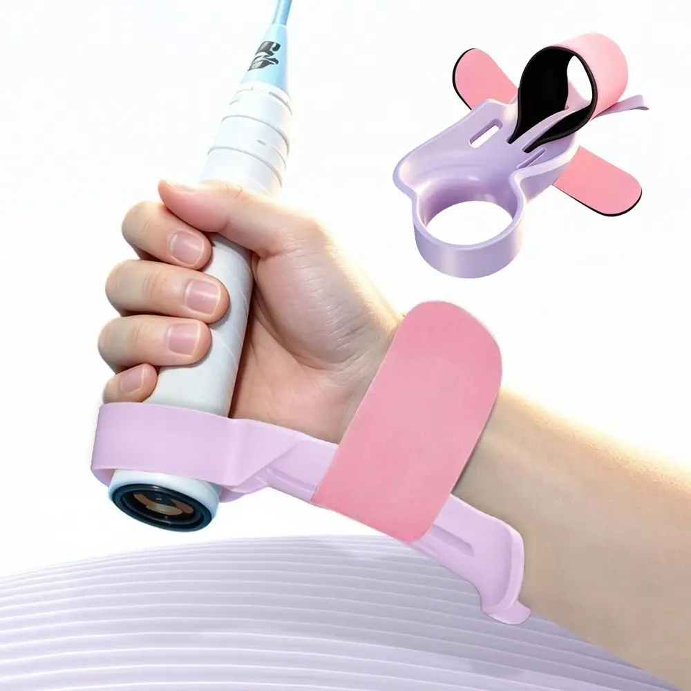 Easy to Install Badminton Grip Help Comfortable to Hold Posture Correction Badminton Training Aid Lightweight Racket Grip Help