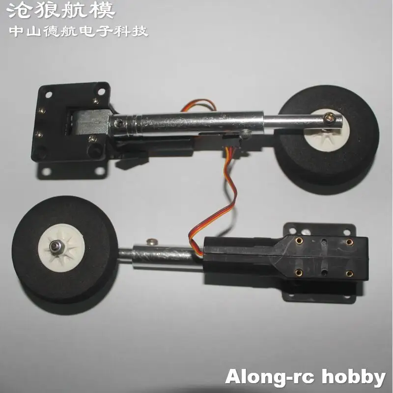 Train d'Atterrissage Rétractable de 40 à 45g avec une ou deux OligWheels, Pièce de Rechange pour Avion RC de 2 à 3kg