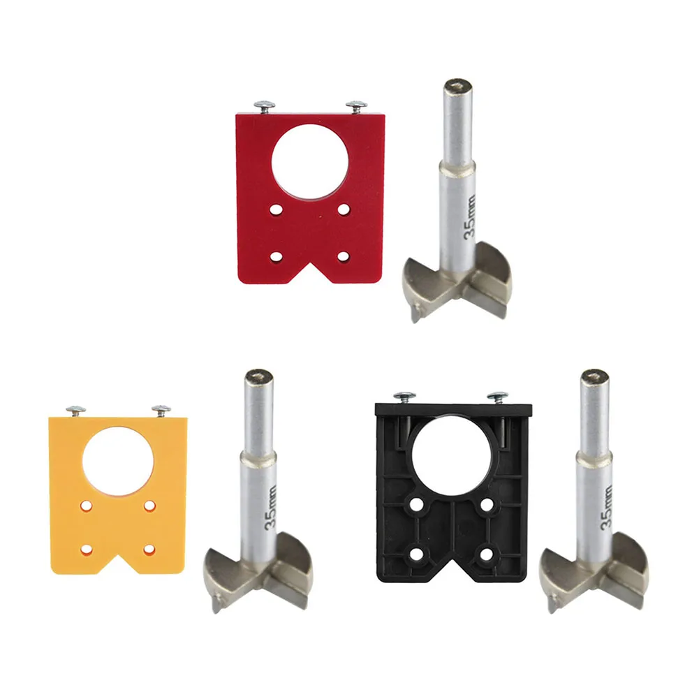 

35mm Hinge Drilling Jig Guide Hinge Hole Drilling Guide Locator Woodworking Hole Opener Door Cabinet Accessories