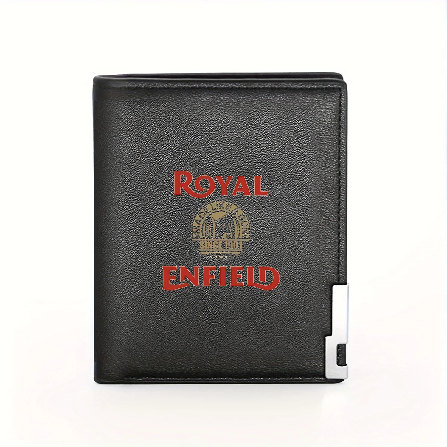 Royal Enfield Made Like A Gun Since 1901 Business Mens Casual Elegant Simple Practical Quality Wallet Stylish Printing Graphic C