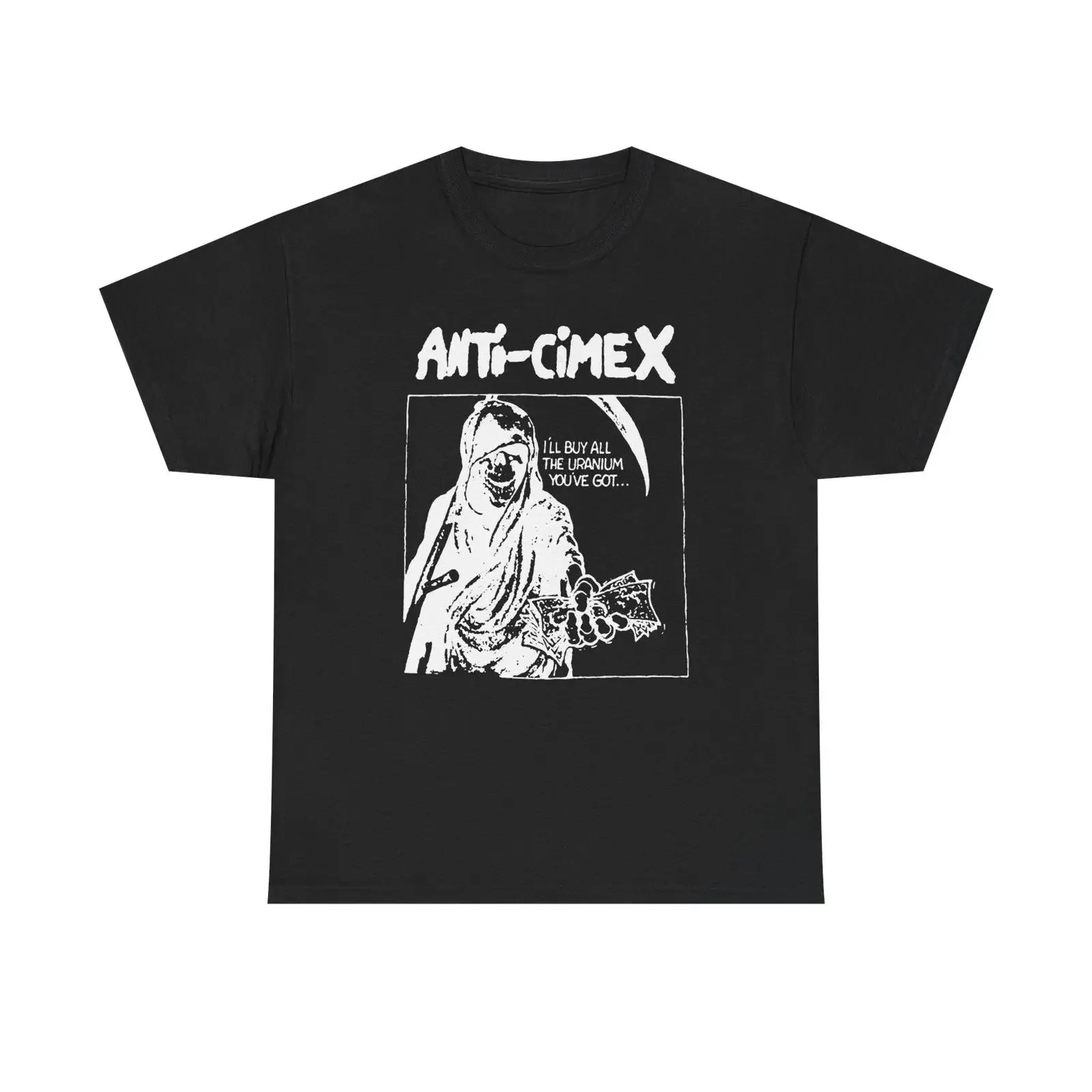 Camiseta Retro Anti Cimex Vintage de la Banda Sueca D Beat Hardcore Punk Underground, Estilo Vintage Lavado, Casual