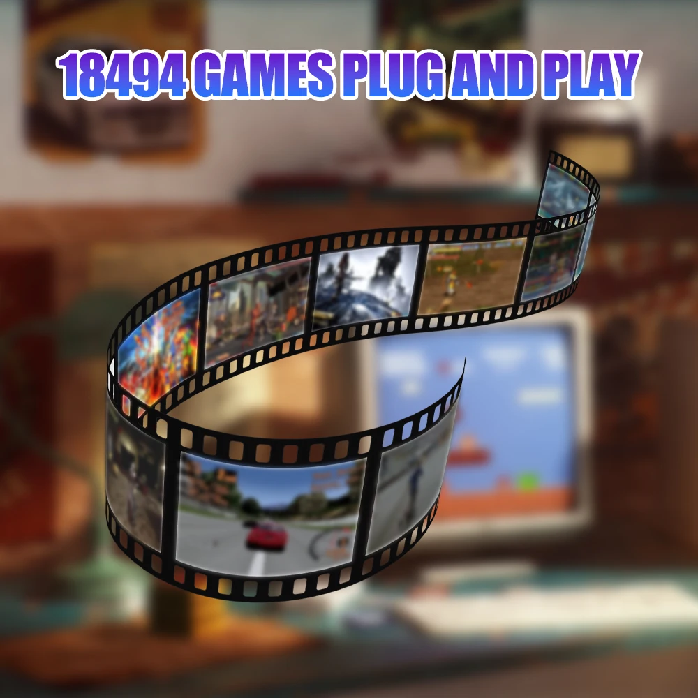 ใหม่ 64G R36S มือถือคอนโซลวิดีโอเกม Retro 18494 เกม EmuELEC OS สําหรับ PS1/PSP/SS/DC /N64/NES Emulators แบบพกพาคอนโซล