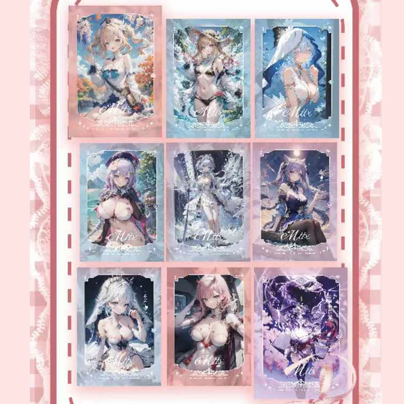 Wholesale Goddess Story Box MANKA Peach Sweetheart Water-Sensitive Cards Sexy Board Games Playing Cards Rare Collection