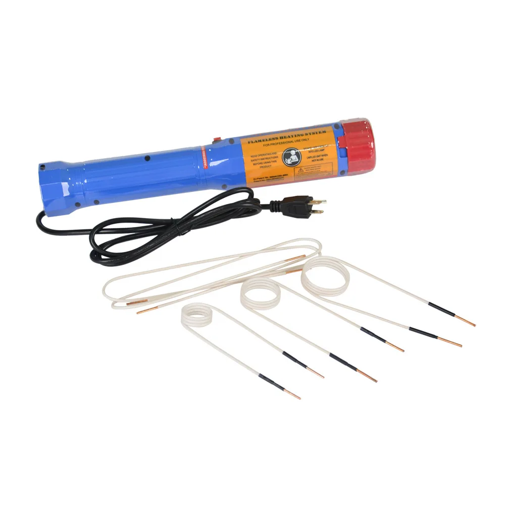 1100 واط المغناطيسي جهاز تسخين حثي عدة 110 فولت/220 فولت السيارات عديمة اللهب الحرارة التعريفي آلة التدفئة 3 لفائف أداة إصلاح السيارات