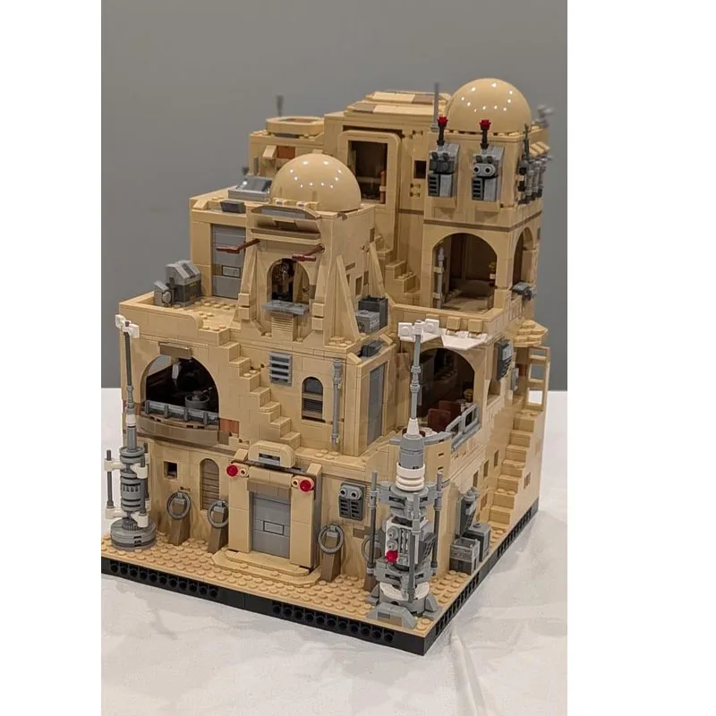 

MOC-183202 Movie Clip Modular City Street Scene Building Block Model 2485 Parts MOC Creative Boy Children's Birthday Toy Gift