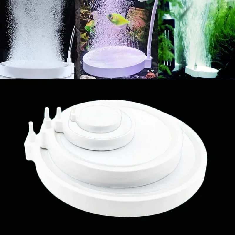 50/80/100/130mm Fish Tank Aquarium Nano Air Stone Oxygen Aerator Air Bubble Pond Pump Hydroponic Oxygen Supply Accessories