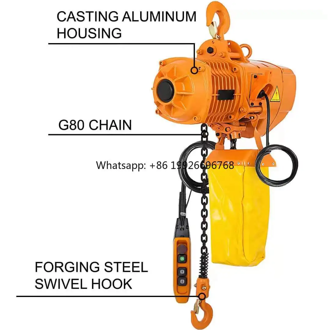 

Manual Operated Electric Stainless Steel Chain Block Hoist 0.5 1ton 2 Ton