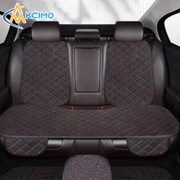 Fundas universales para asientos de coche, cojines de asiento delantero y trasero de cuero Pu a la moda, Protector de asiento de coche, accesorios para automóviles para las cuatro estaciones