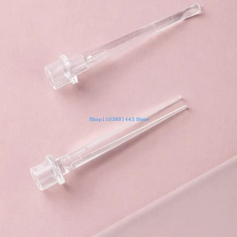 Muỗng ngoáy phát sáng Q6RE để vệ sinh cho bé, dụng cụ lấy ráy đầu mềm chạy bằng pin nút Công cụ thân thiện với du