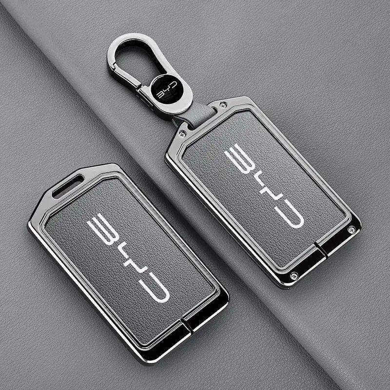 Suitable for BYD card key holder 20 models Han EV Qin Song Pro shell Han DM high-end zinc alloy car bag buckle
