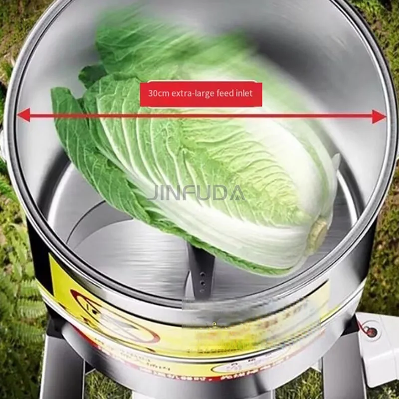 Stainless Steel Electric Vegetable Grinder Machine Feed Chopper for Poultry Farming Stainless Steel Cutter for Grass Leaves