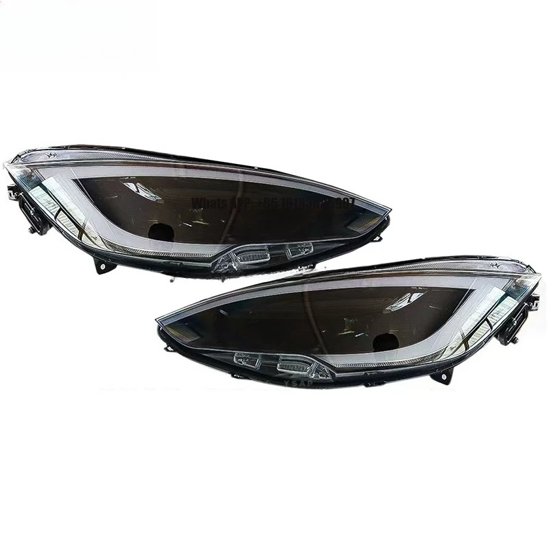 

New car light Model S Smoke Headlight Smoke Head Lamp for 2014 2015 2016 2017 2018 2019 2020 2021 2022