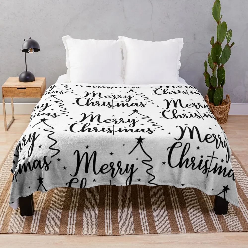 

Merry Christmas Mama christian cross Paw tree Throw Blanket Sofa manga Shaggy Soft Plush Plaid Blankets