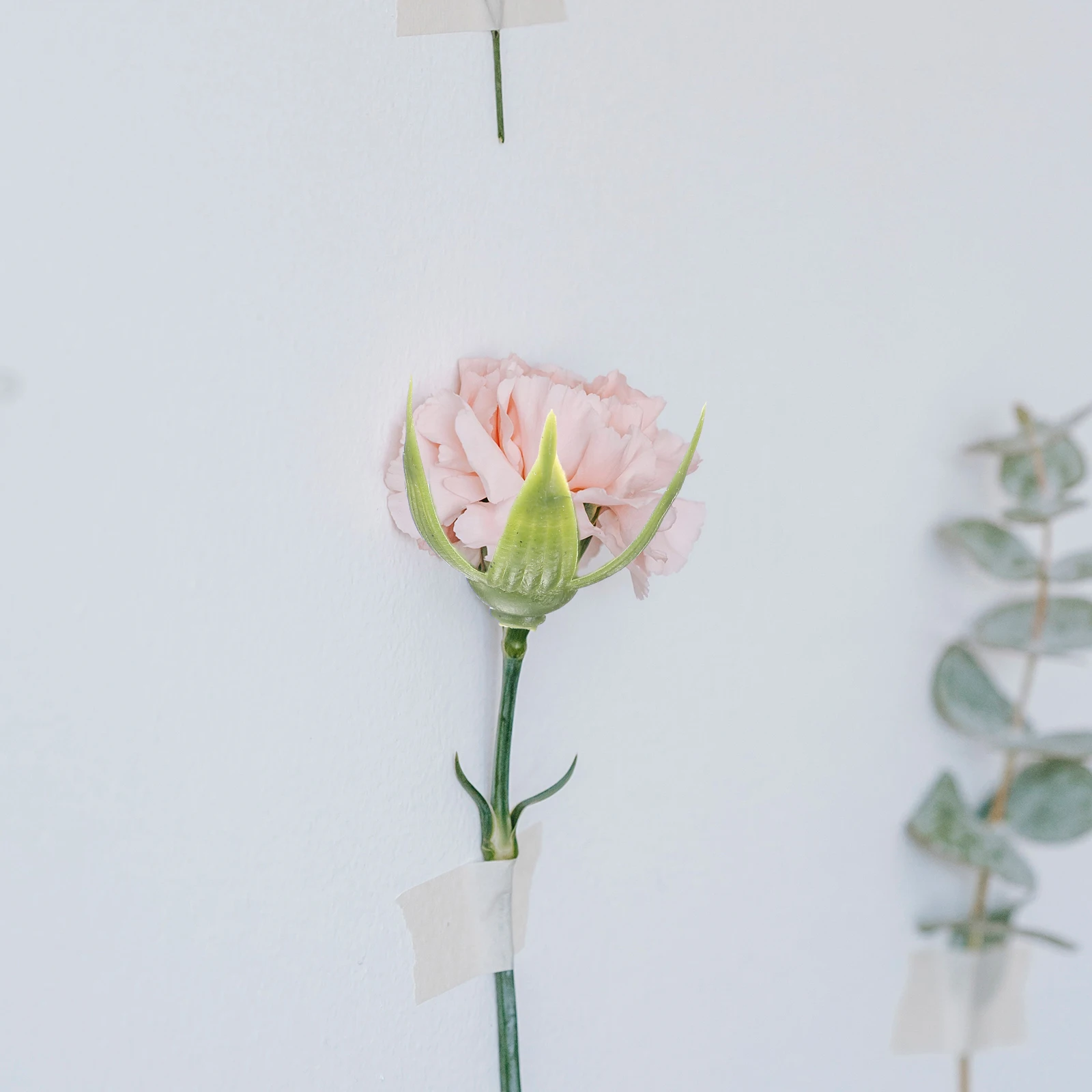 

50Pcs Artificial Flower Calyxes Plastic DIY Sepals for Fake Rose Crafting Handmade Flower Gift Decoration Materials