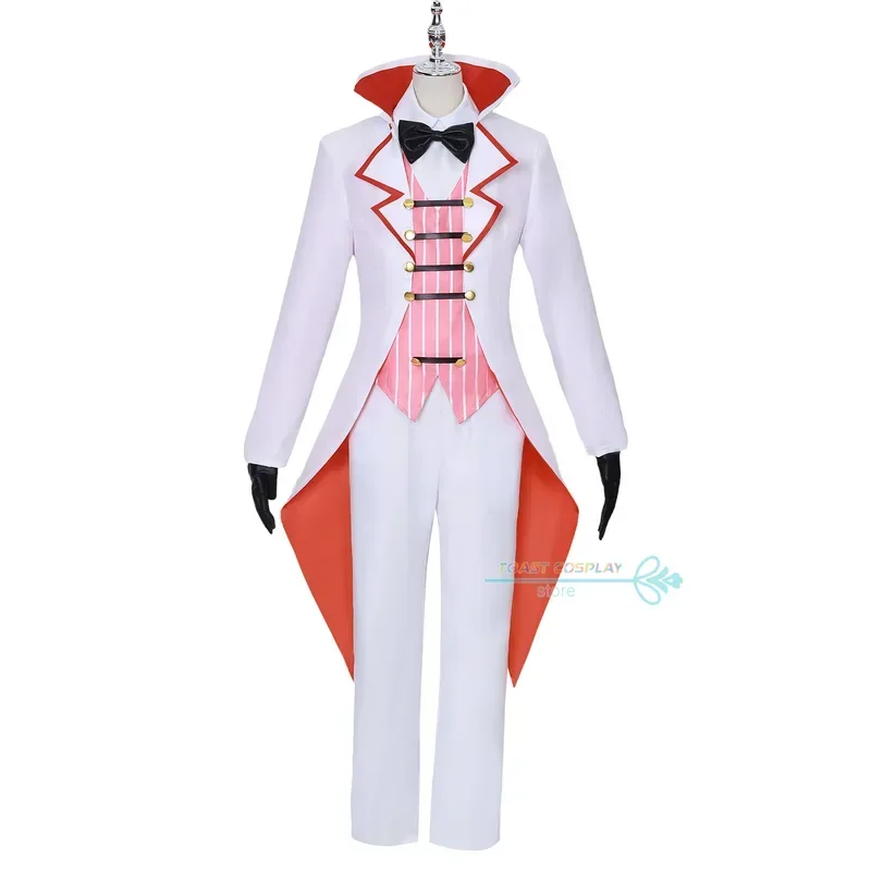 SN66 Anime Hazbin Cosplay Hotel Alastor Cosplay disfraz de Lucifer uniforme rojo Radio demonio juego de rol Halloween carnaval fiesta OuW &