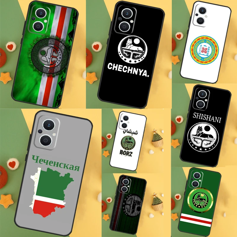 Chechnya Chechen Flag Case For OPPO Reno 8 7 6 5 4 Lite 10 Pro 11F 4Z 5Z 8T OPPO Find X2 X3 X5 Lite X6 Pro Cover