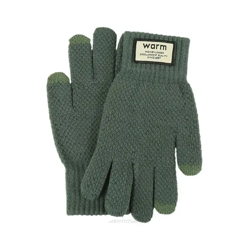 X5XA Adult Windproof Gloves Winter Sports Thicken Gloves for Outdoor Cycling Skiing