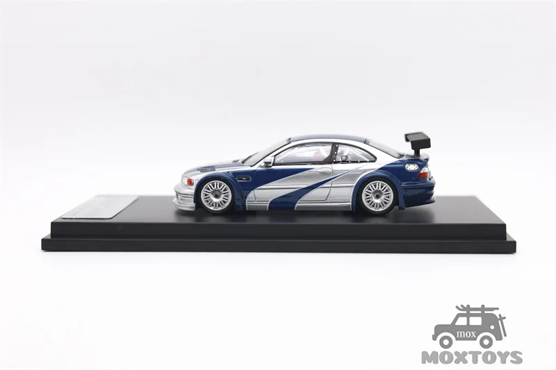 **予約注文** DCM 1:64 M3 GTR E46 ニード・フォー・スピード リバリー シルバーブルー ダイキャストモデルカー **予約注文**