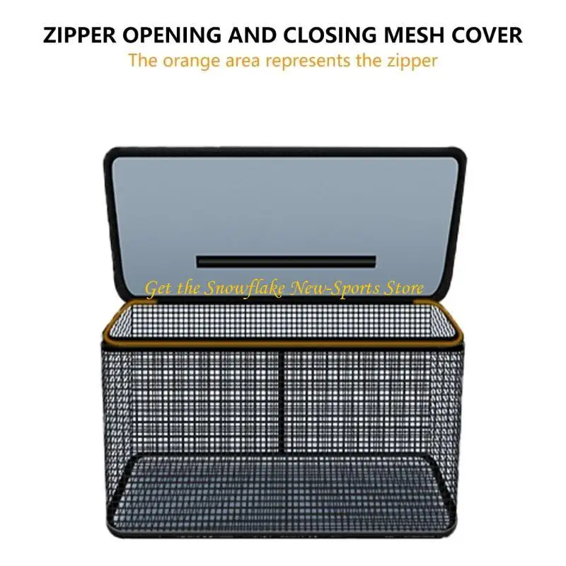 

E56D Складная корзина для рыбы Складная рыболовная сеть Клетка для хранения рыболовных приманок с ручкой и веревкой рыболовная