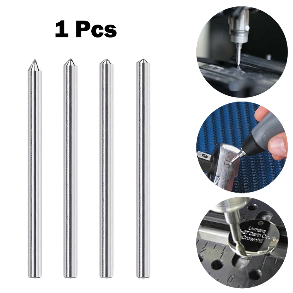 다이아몬드 조각 비트 스테인레스 스틸 화강암 스톤 3.175mm 포인트 조각 CNC 밀링 커터 도구, 60 도, 90 도, 100/120 도