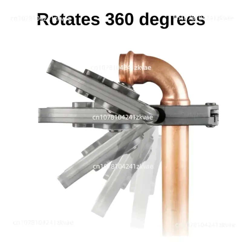 Universal Hand Operated Press Jaw Set 1/2 3/4 1 1-1/4 for M12 Pipe Crimping Tool with Hard Case