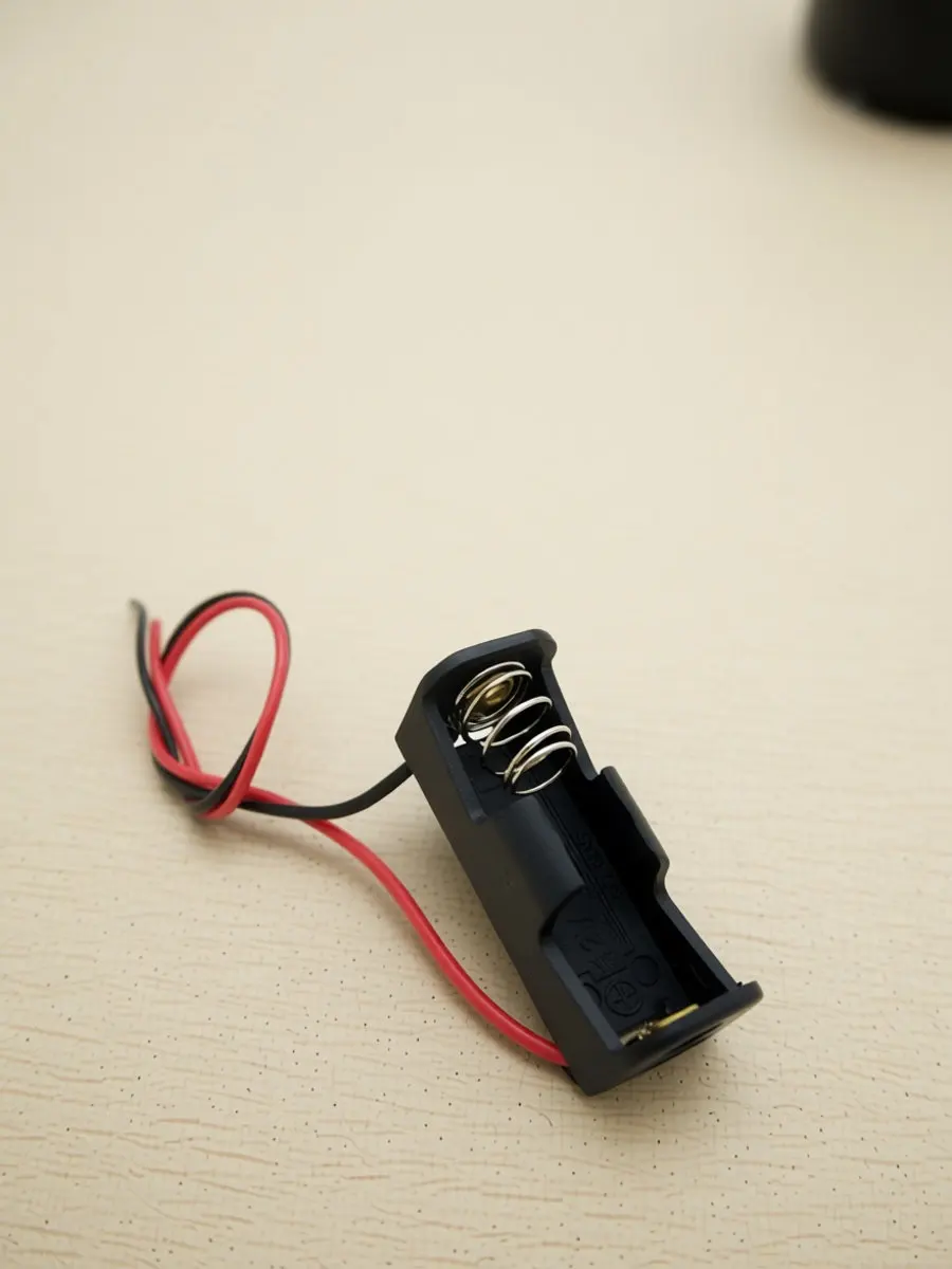 12Pcs Industrial Grade Battery Case Box for 12v23a Battery and Dual Aa 1.5V Cells Featuring Wire Connector Lightweight Build