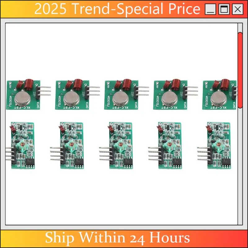 CHYY Top 315MHZ Ultra โมดูลโมดูลเครื่องส่งสัญญาณไร้สายสัญญาณกันขโมยตัวรับสัญญาณแบบพกพาโมดูลความถี่ Easy To Us