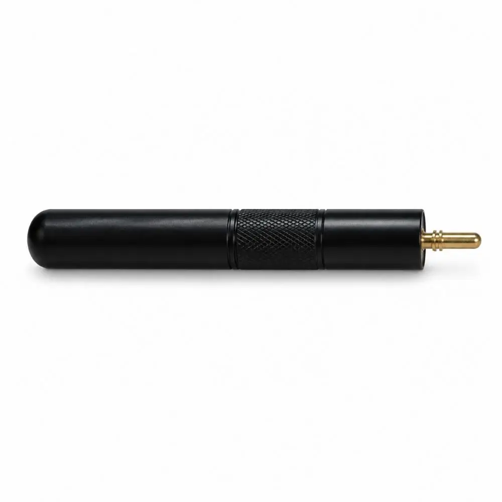 Aluminum Alloy Pool Cue Extension Threaded Connector Telescopic Structure Cue Lengthener Length Adjustable Textured Grip