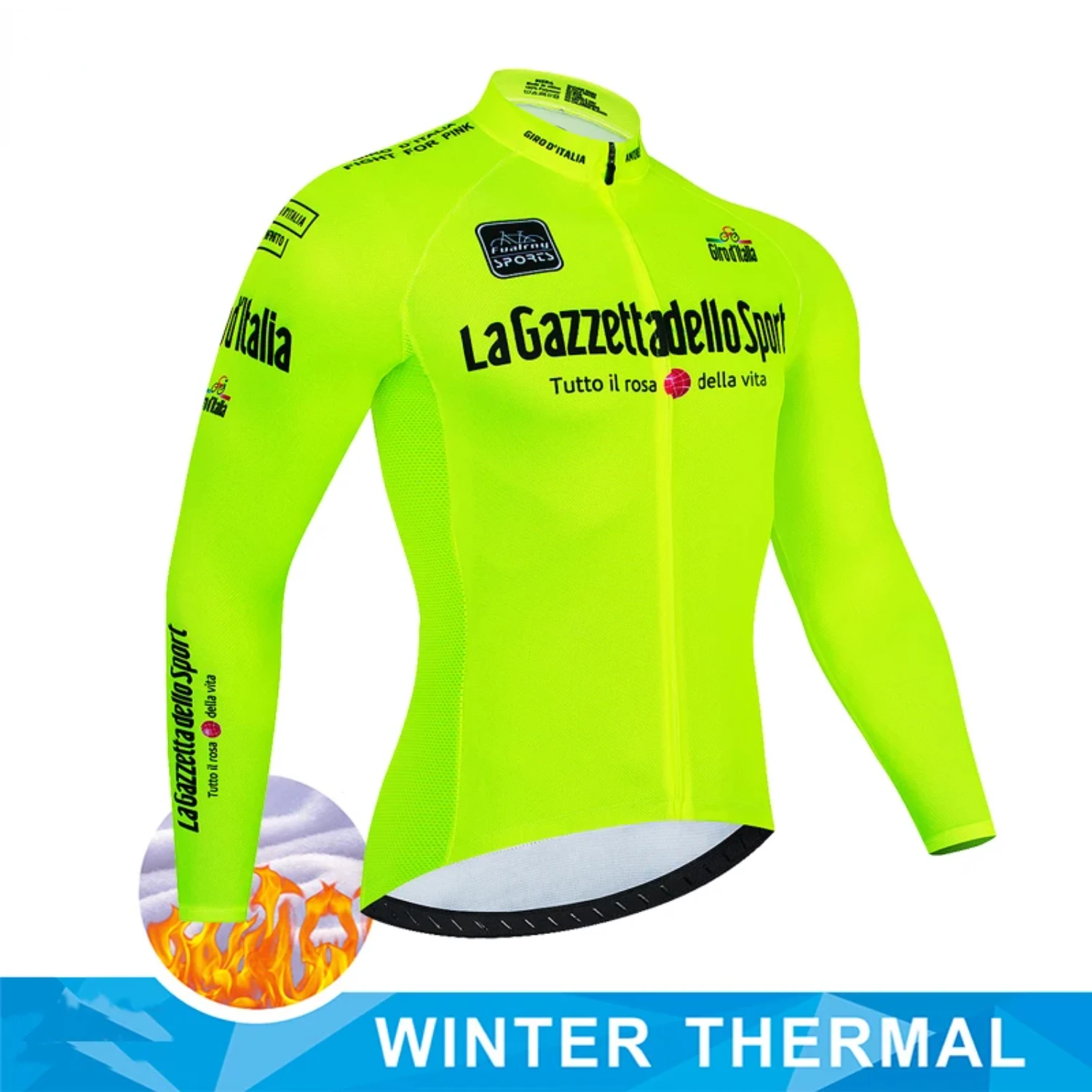 2023  Cycling Jersey Winter Thermal Fleece Long Sleeve Cycling Clothing MTB Bike Clothes Cycling Bicycle Warm Jacket Spexcel