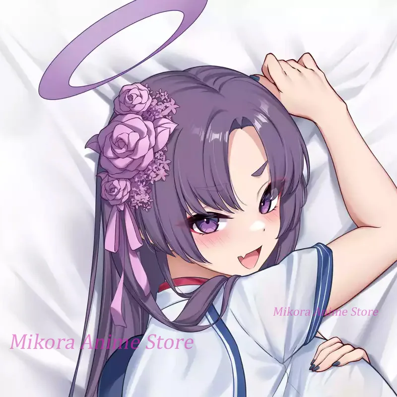 Dakimakura Kadenokouji Yukari Blue Archive Anime Body Pillow Cover Double Sided Print Life Size Pillowcase Gift