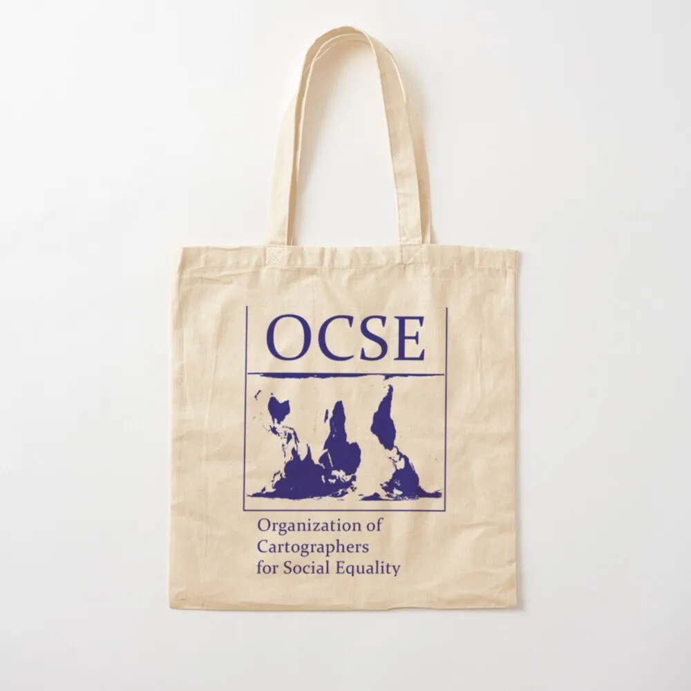 The Organization of Cartographers for Social Equality Tote Bag shopper bag women Candy bags Canvas Tote Bag