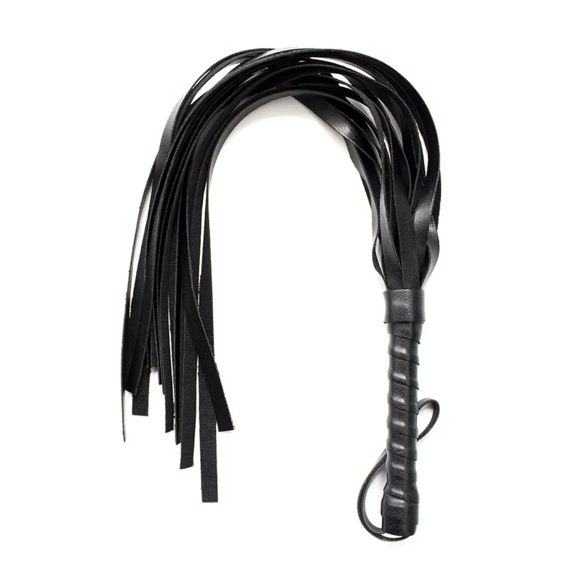 

Sex Spanking Tassel Whip Slap for Couple Men Women 45cm Pu Leather Body Strap Beat Lash Flog Tool Fetish Adult Slave Sm Game Toy