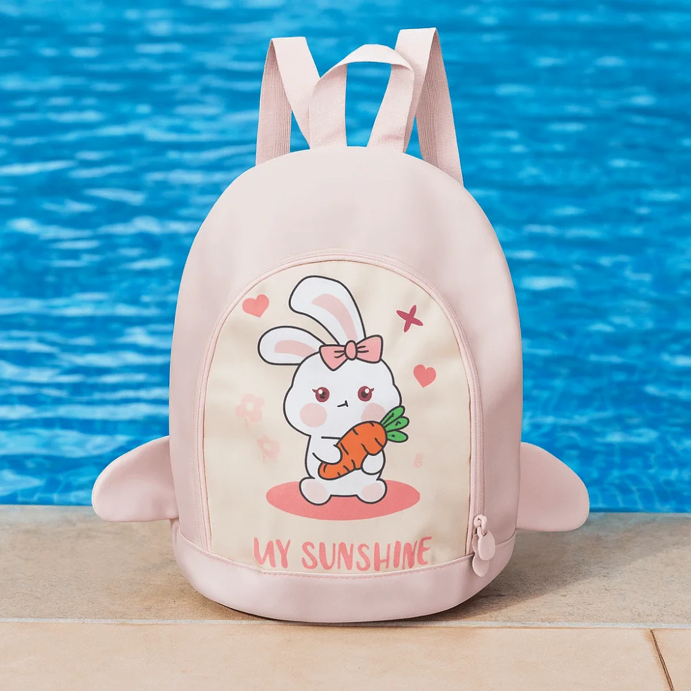 

Cute Shape Children's Swimming Bag Animal Pattern Waterproof Sports Backpack Cute Cartoon Portable Beach Backpack Beach