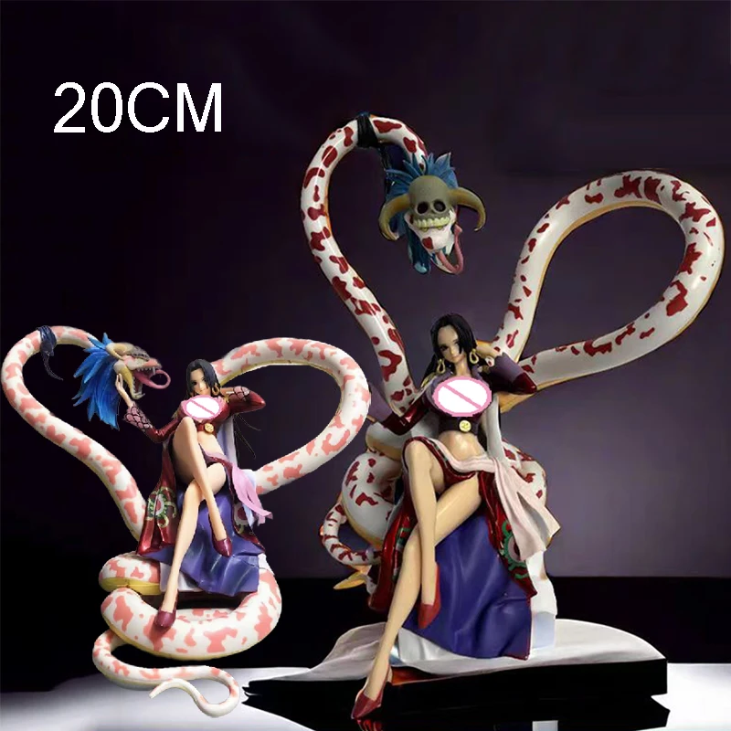 

20cm Anime POP Hancock Figure Oka Shichibukai One Piece GK Figurine Boa Hancock Hentai Figures Sexy Girls Model PVC Model Toys