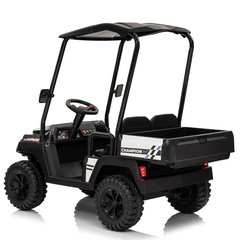 Wygodne sterowanie zapewnia kontrolę i bezpieczeństwo dziecięce - zdalnie sterowany fotelik samochodowy dla dzieci 24V XL, elektryczny samochód ciężarowy z pilotem - przestronny, 20-calowy.