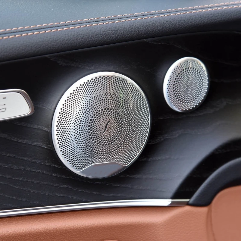 For Mercedes Benz E Class Coupe C238 W238 2017 2018-2021 2022 Front Rear Door Audio Speaker Cover Trim Car Inner Car Styling