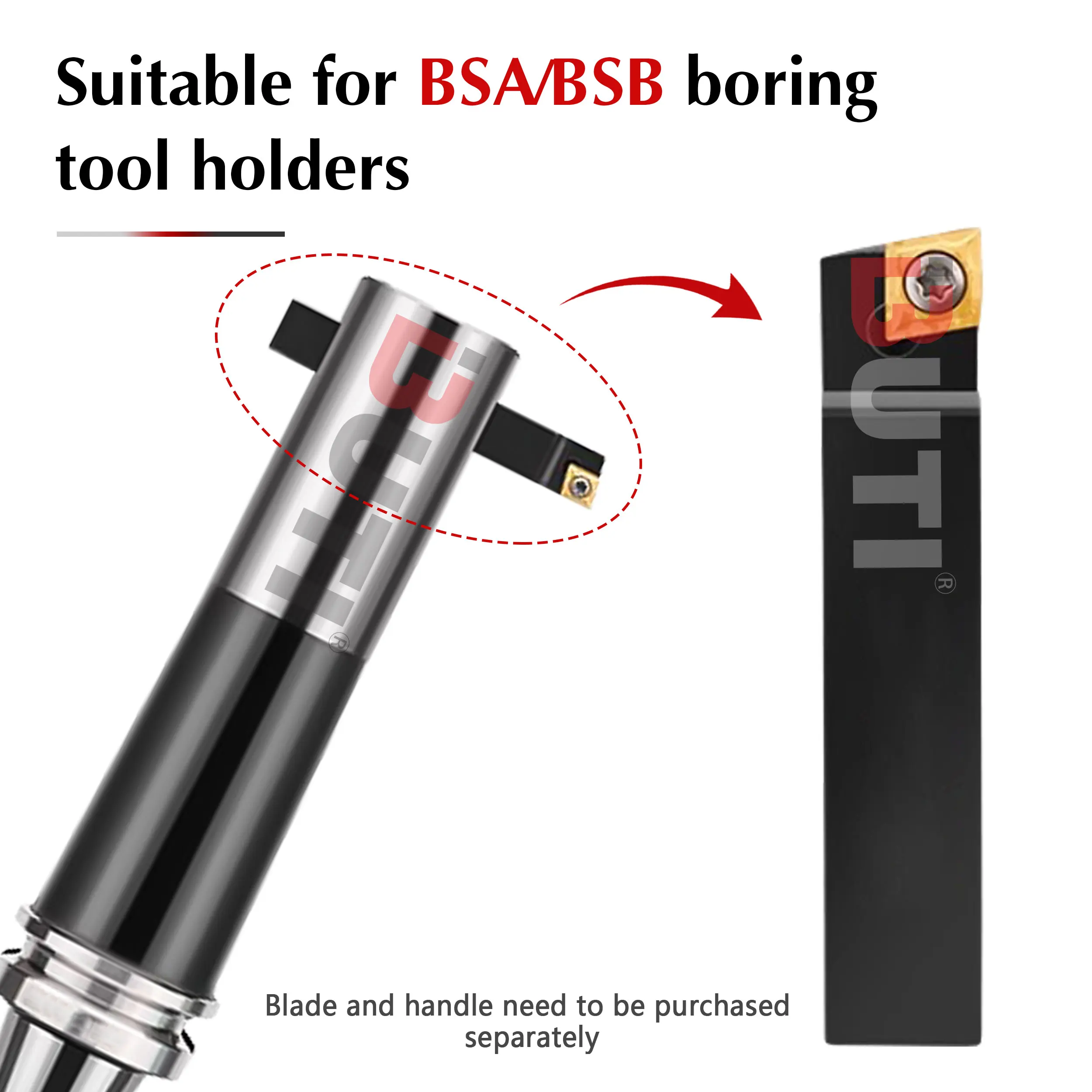 Barra di alesatura grezza della macchina noiosa per tornio CNC CBS408-35 CBS425-120 Frese per tornitura CNC Foro noioso con apertura grossolana TBS410-100